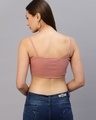 Shop Women's Pink Slim Fit Short Top-Full