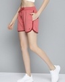 Shop Women's Pink Slim Fit Shorts-Design