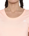 Shop Women's Pink Slim Fit T-shirt