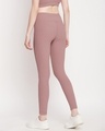 Shop Women's Pink Slim Fit Tights-Full