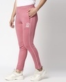 Shop Women's Pink Slim Fit Track Pants-Design