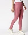 Shop Women's Pink Slim Fit Track Pants-Full