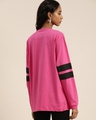 Shop Women's Pink Solid Oversized T-shirt-Design