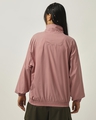 Shop Women's Pink Oversized Windcheater Jacket-Design