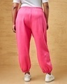 Shop Women's Pink Super Loose Fit Plus Size Joggers-Design