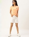 Shop Women's Pink Solid T-shirt