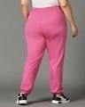 Shop Women's Pink Oversized Plus Size Joggers-Design