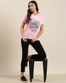 Shop Women's Pink Surfer Paradise Graphic Printed Oversized T-shirt-Design