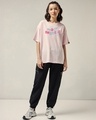 Shop Women's Pink The Doom Generation Graphic Printed Oversized T-shirt