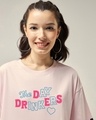 Shop Women's Pink The Doom Generation Graphic Printed Oversized T-shirt