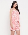 Shop Women's Pink Tie & Dye Nightsuit-Design