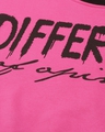 Shop Women's Pink Color Block Oversized Sweatshirt
