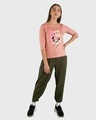 Shop Women's Pink Unique Minnie (DL) Graphic Printed 3/4 Sleeve T-shirt-Design