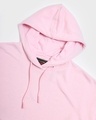 Shop Women's Pink What Responsibility Graphic Printed Oversized Hoodie