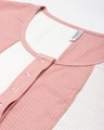 Shop Women's Pink & White Color Block Crop Top