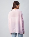 Shop Women's Pink & White Striped Loose Fit Shirt-Full