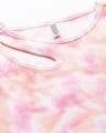 Shop Women's Pink & White Tie & Dye Co-ord Set