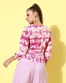 Shop Women's Pink & White Tie & Dye Top-Design