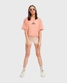 Shop Women's Pink Why Fall In Love Graphic Printed Oversized T-shirt-Design