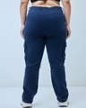 Shop Women's Blue Plus Size Cargo Pants-Design