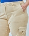 Shop Women's Brown Plus Size Cargo Pants
