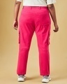 Shop Women's Pink Plus Size Cargo Pants-Design