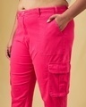 Shop Women's Pink Plus Size Cargo Pants