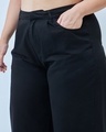 Shop Women's Black Super Loose Fit Plus Size Pants