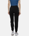 Shop Women's Printed Black Track Pants-Design