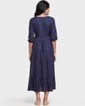 Shop Women's Printed Blue Flared Dress-Design