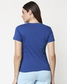 Shop Women's Printed Blue Lounge T-shirt-Design