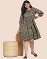 Shop Women's Printed Curvy Kurti Dress-Front