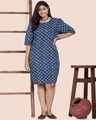 Shop Women's Printed Curvy Kurti Dress-Front