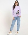 Shop Women's Printed Lilac Sweatshirt-Full