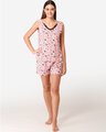 Shop Women's Printed Nightsuit-Front