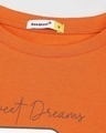 Shop Women's Printed Orange Lounge T-Shirt