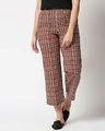 Shop Women's Red All Over Printed Pants-Front