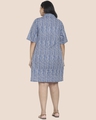 Shop Women's Printed Plus Shirt Collar Dress-Full