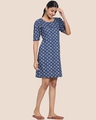 Shop Women's Printed Puff Sleeves Dress-Design