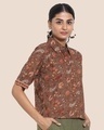 Shop Women's Printed Relaxed Short Sleeves Shirt-Design