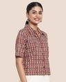 Shop Women's Printed Relaxed Short Sleeves Shirt-Design