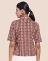 Shop Women's Printed Relaxed Short Sleeves Shirt-Full