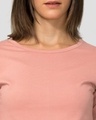 Shop Women's Printed Round Neck 3/4 Sleeve T-Shirt