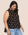Shop Women's Printed Sleeveless Curvy Shirt-Design
