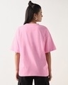 Shop Women's Prism Pink Judging You Graphic Printed Oversized T-shirt-Full