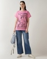 Shop Women's Prism Pink Naruto Sasuke Graphic Printed Boyfriend T-shirt-Full