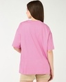 Shop Women's Prism Pink Obsession Graphic Printed Oversized T-shirt-Full