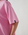 Shop Women's Prism Pink Oversized T-shirt