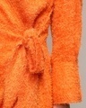 Shop Women's Pumpkin Orange Wrap Dress