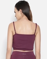 Shop Women's Purple Active Comfort Fit Crop Top-Design